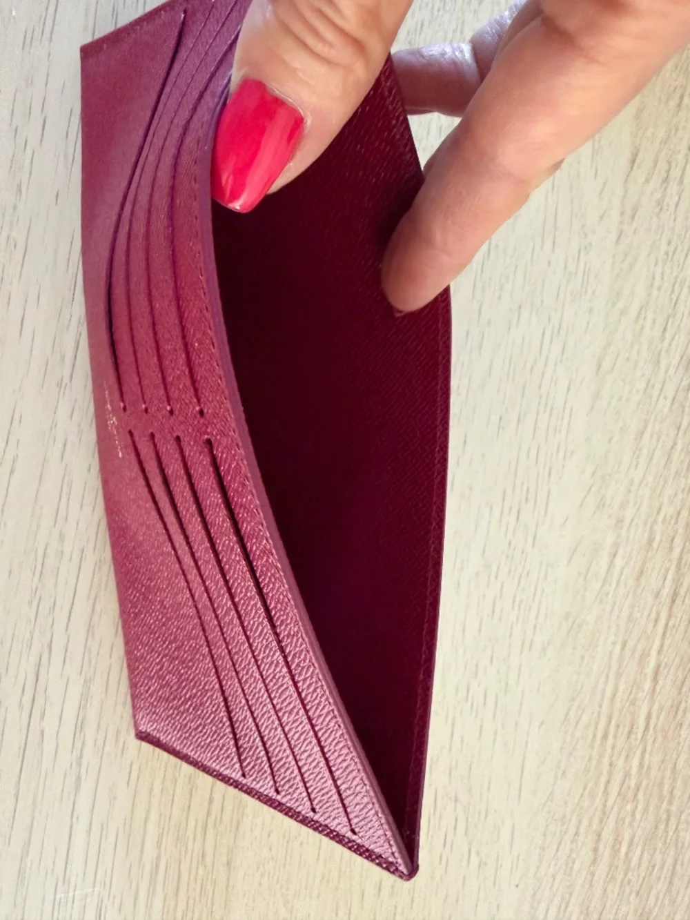 Louis Vuitton Wallet Card Holder Fushia Like New